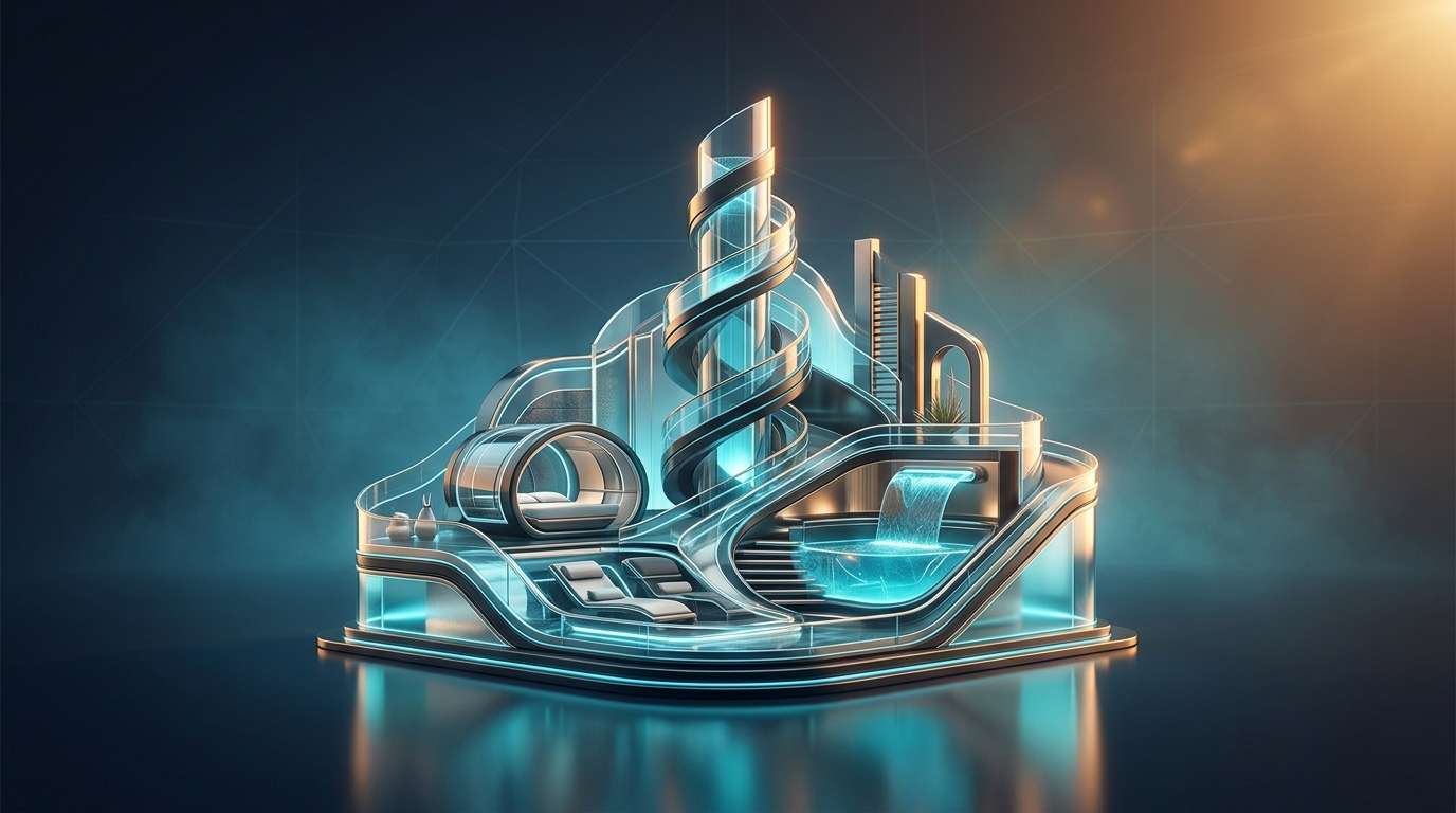 Otel wellness ve spa trendi ve gelir fırsatı infografiği