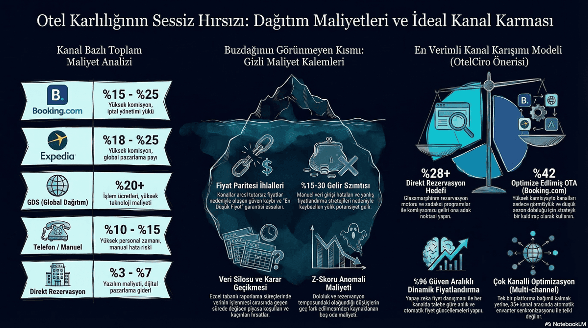 Otel Dağıtım Maliyeti Analizi: Kanal Bazlı Gerçek Maliyet