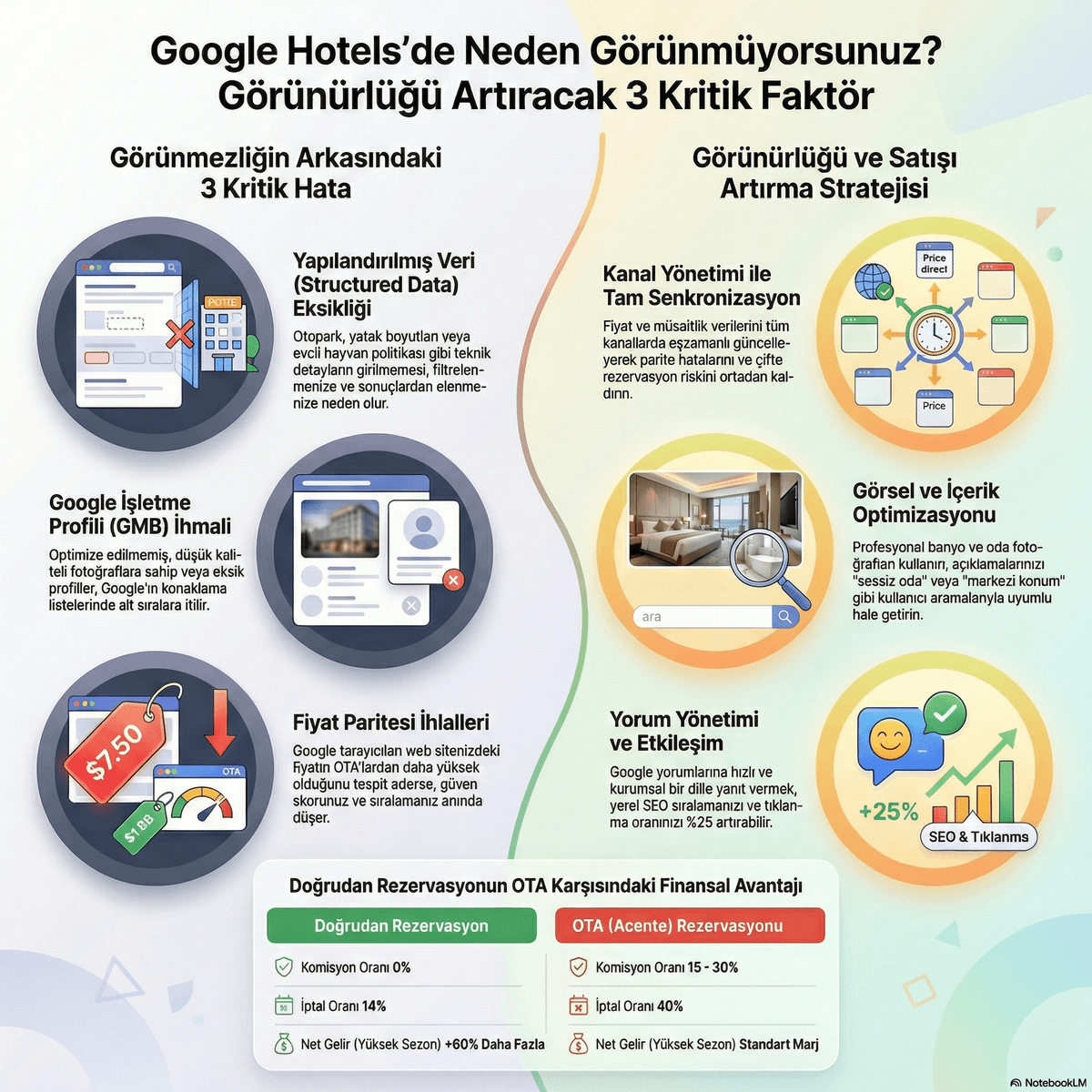Google Hotels'de Neden Görünmüyorsunuz? Görünürlüğü Artıracak 3 Kritik Faktör