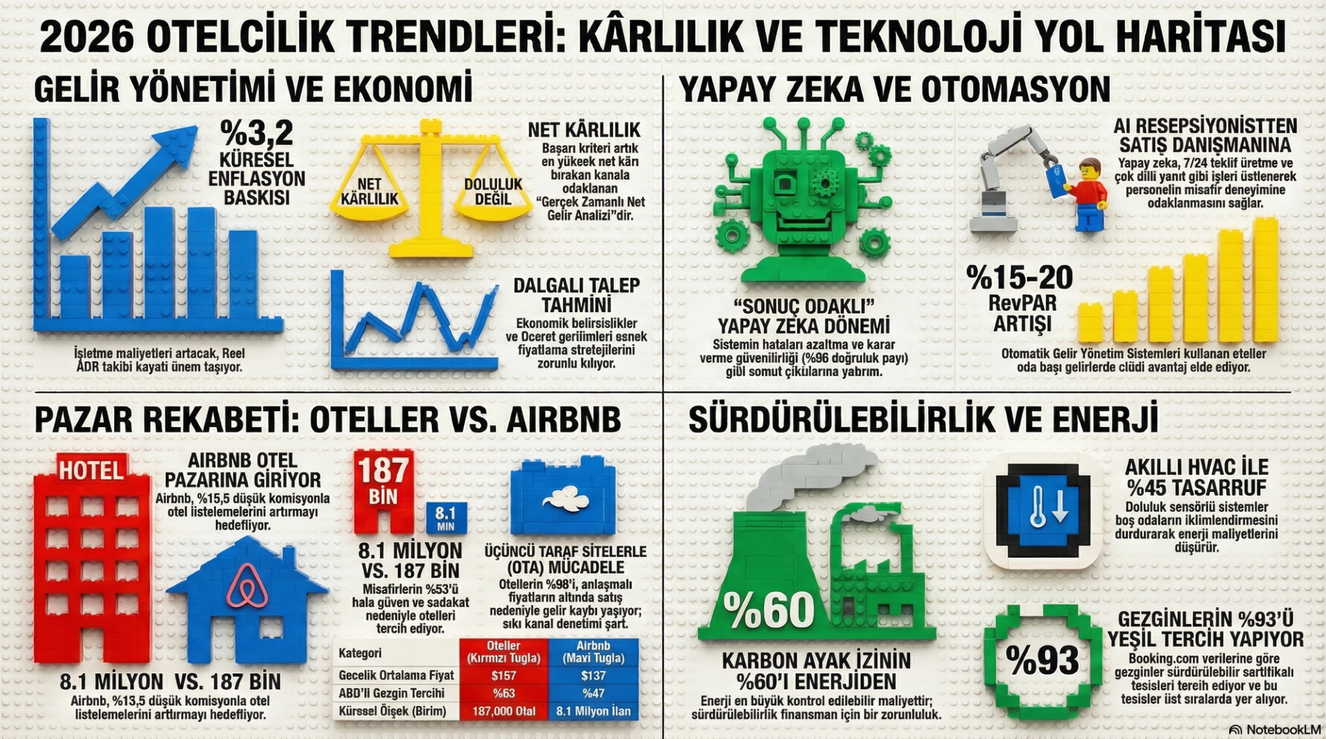 Yeşil Sertifika ile Otellerde Gelir Artışı: LEED, EU Ecolabel ve RevPAR Etkisi
