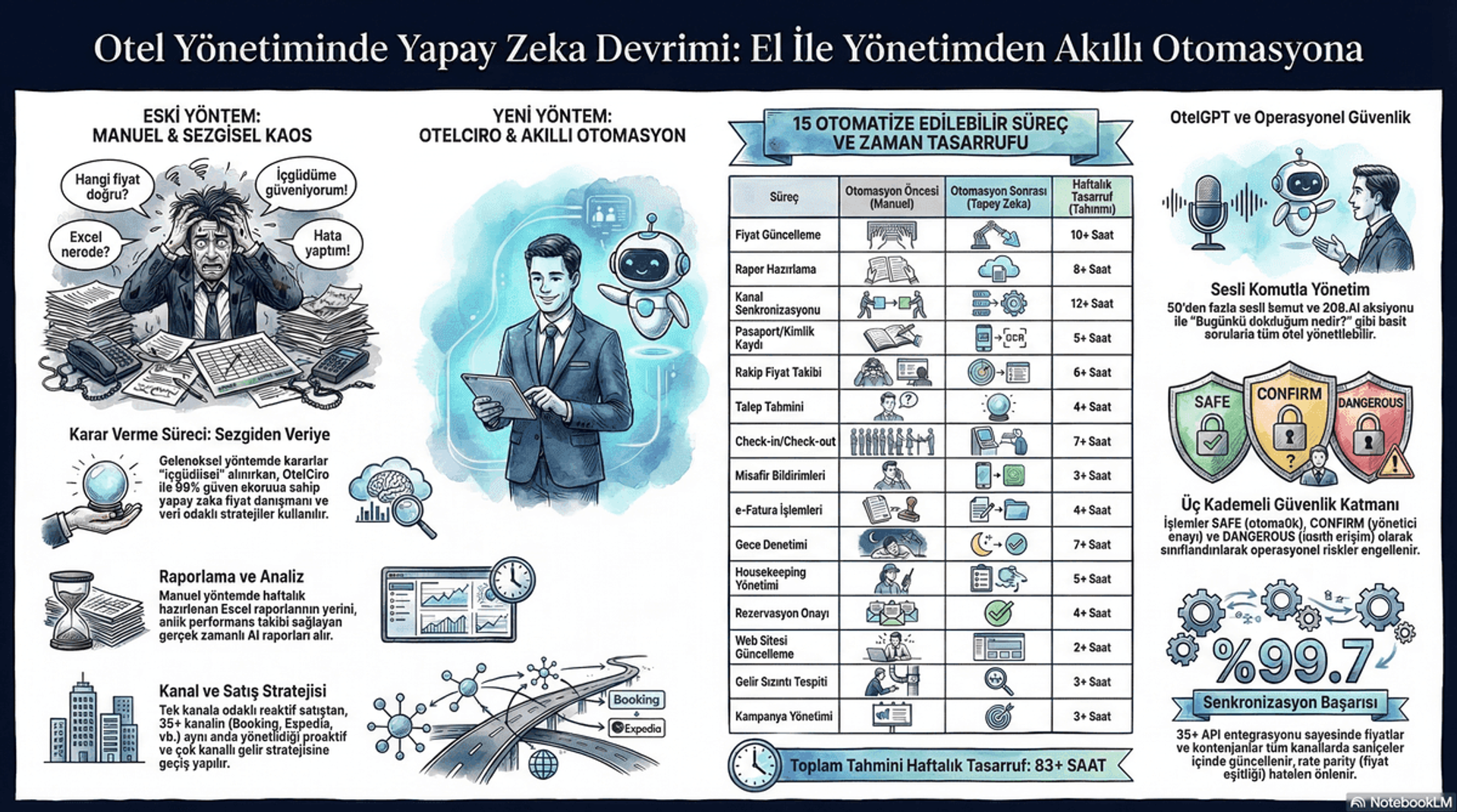 Otel Otomasyon: Zaman Kazandıran 15 İş Süreci
