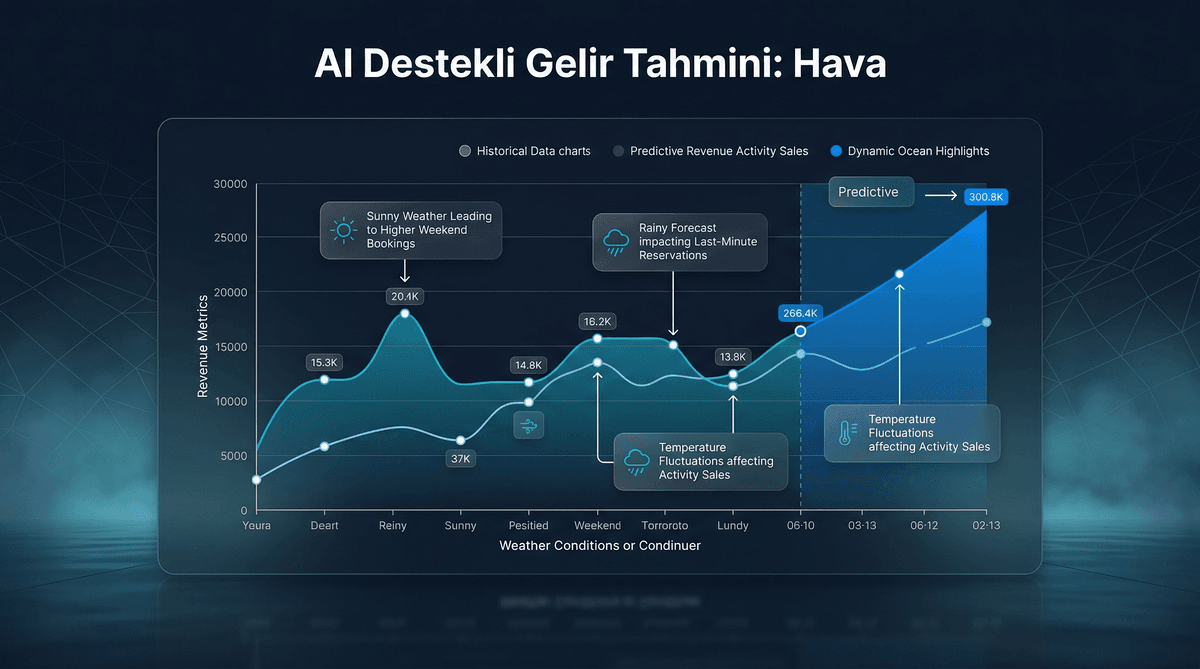 AI Gelir Tahmini ve Hava Durumu Korelasyonu
