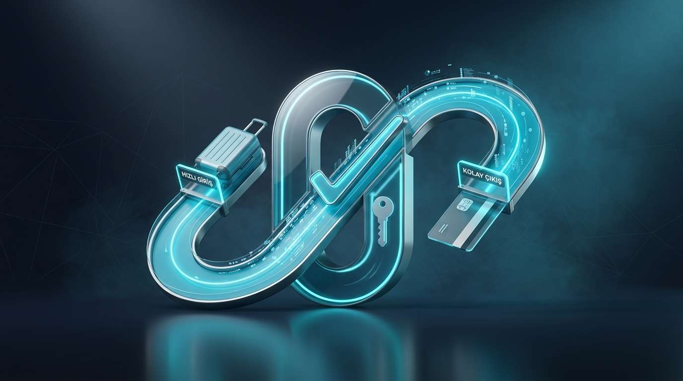 Otel check-in/check-out süreç iyileştirme infografiği