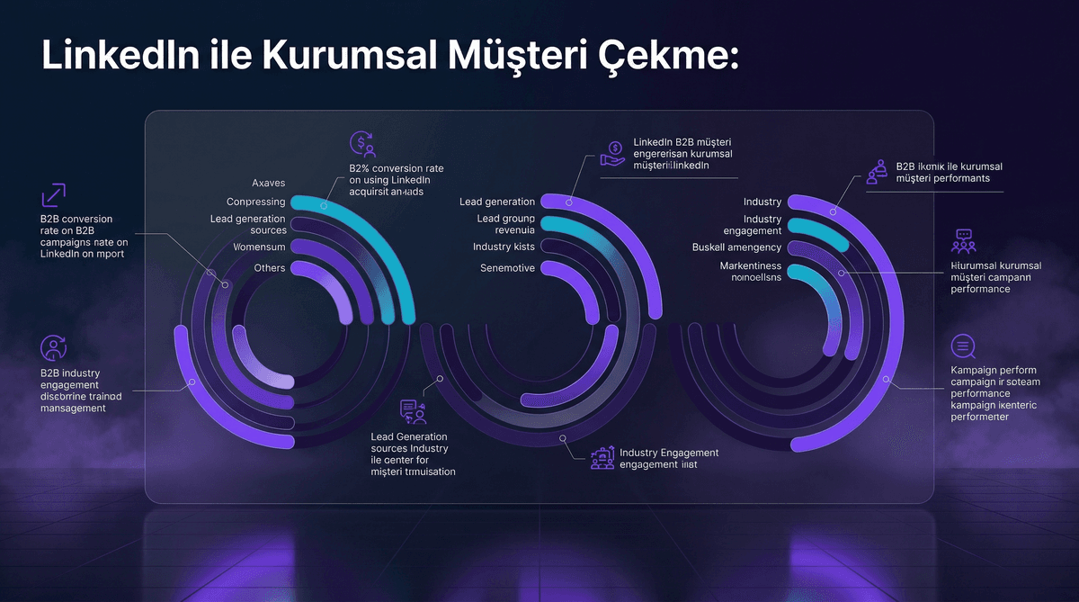 LinkedIn B2B Otel Pazarlama İnfografiği
