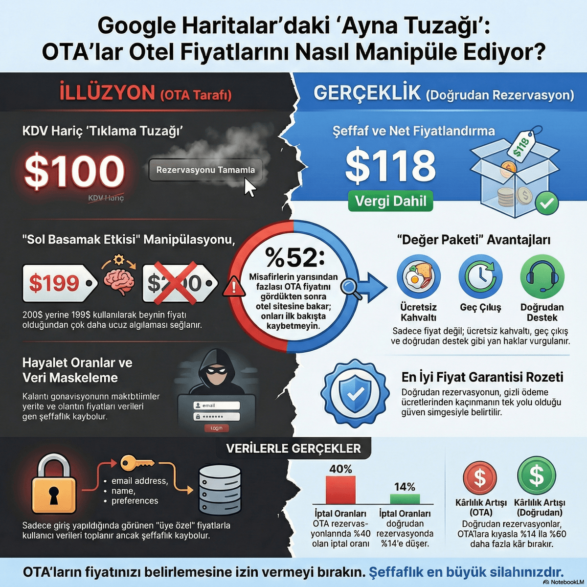 Google Haritalar'daki 'Ayna Tuzağı': OTA'lar Fiyatları Nasıl Manipüle Ediyor?