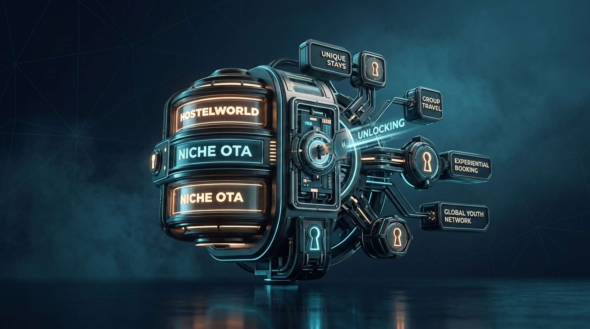 Hostelworld ve niche OTA platformları infografiği