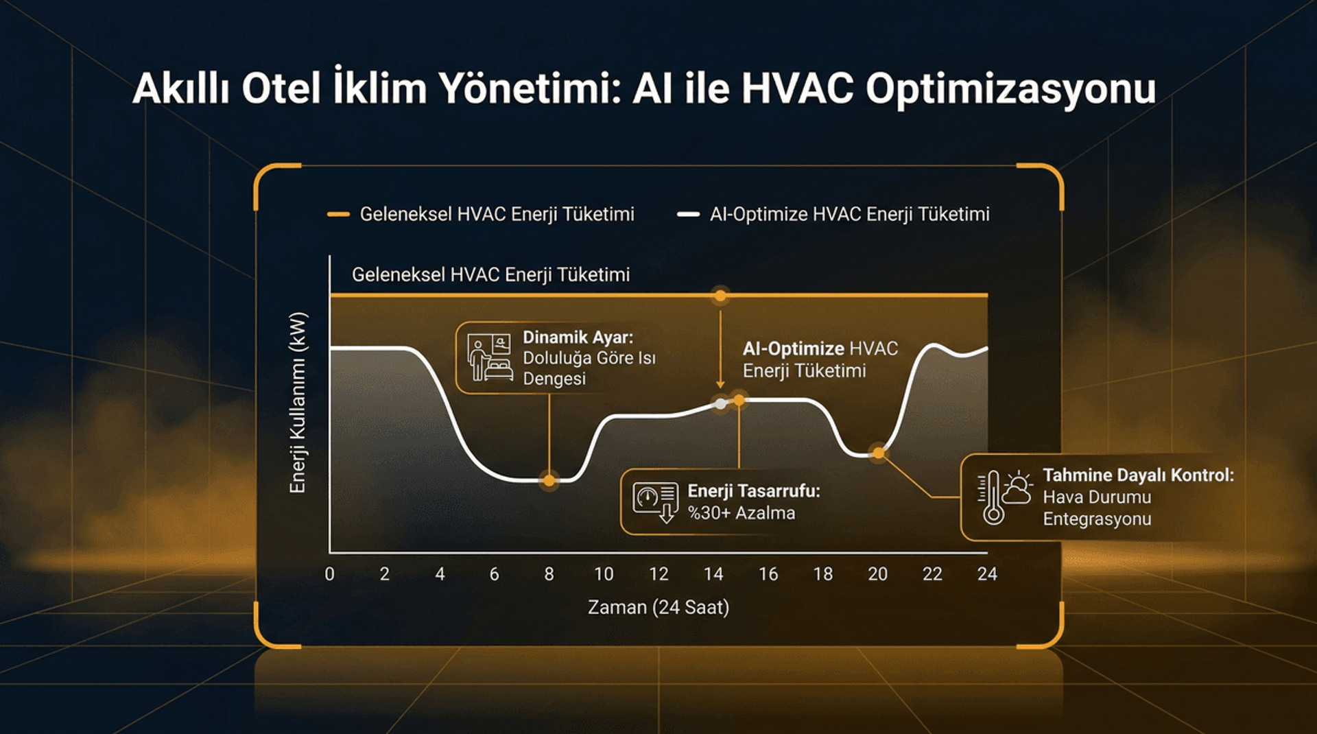 HVAC Optimizasyonu: AI ile Otel İklim Kontrolü