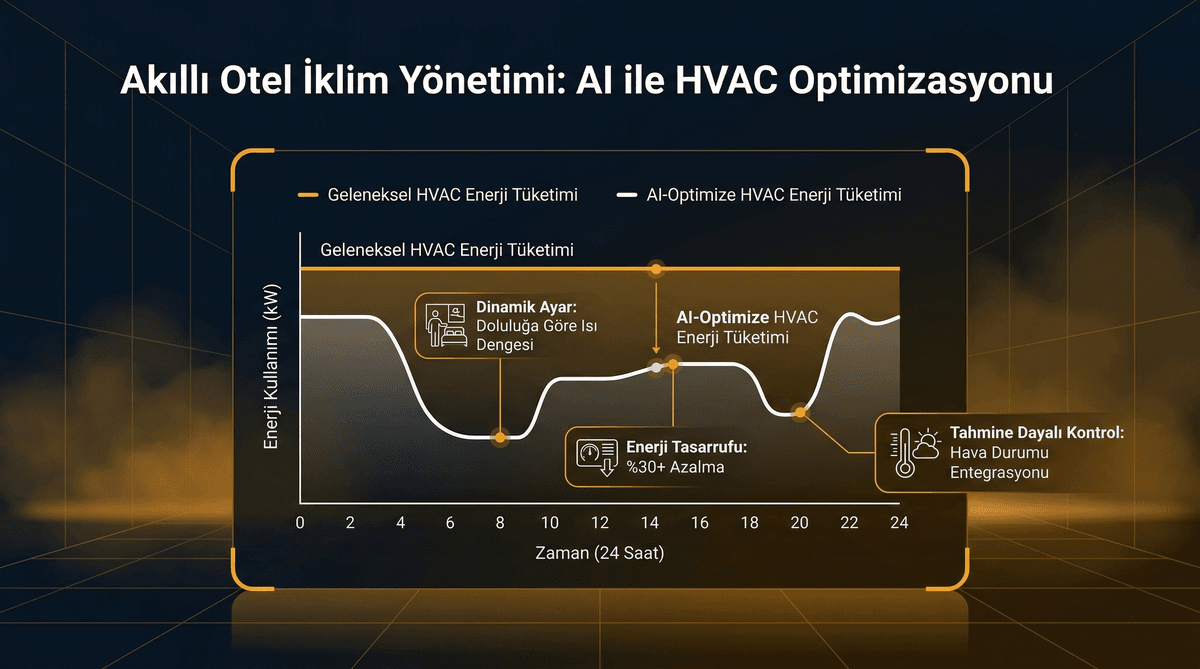 HVAC Optimizasyonu: AI ile Otel İklim Kontrolü