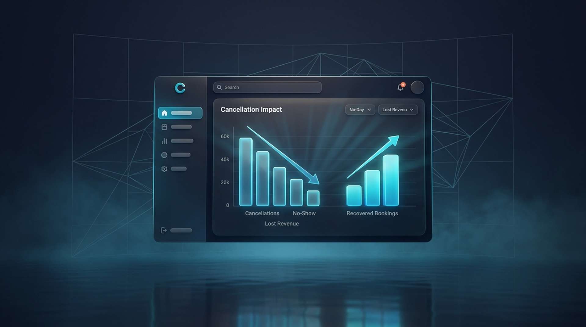 Hotel cancellation and no-show management infographic