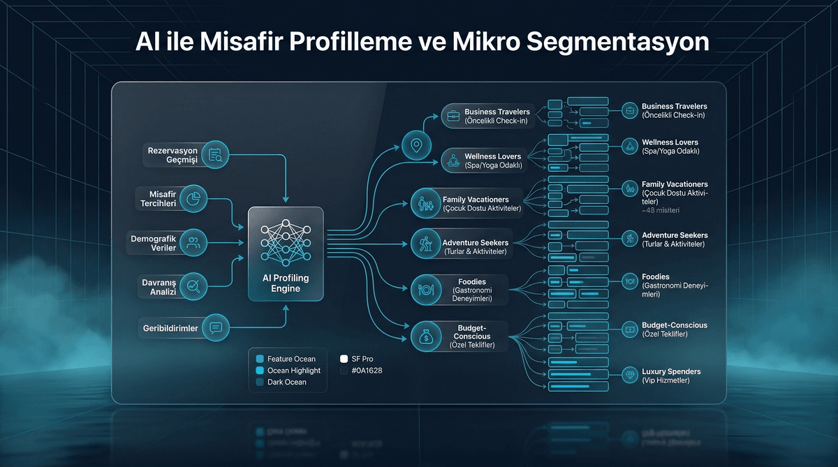 AI ile Misafir Profilleme ve Mikro Segmentasyon