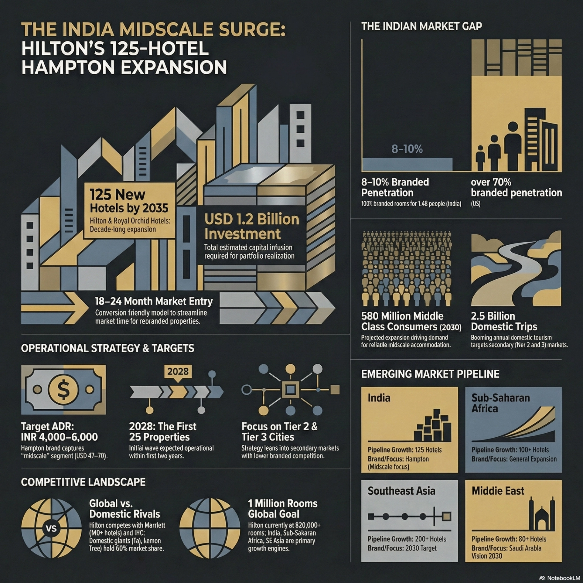 Hilton's 125-Hotel Bet on India: What It Means for Global Hospitality