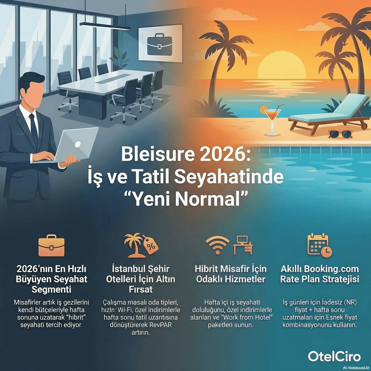 Bleisure 2026: İş ve Tatil Seyahati Birleşiyor, Oteller Hazır mı?