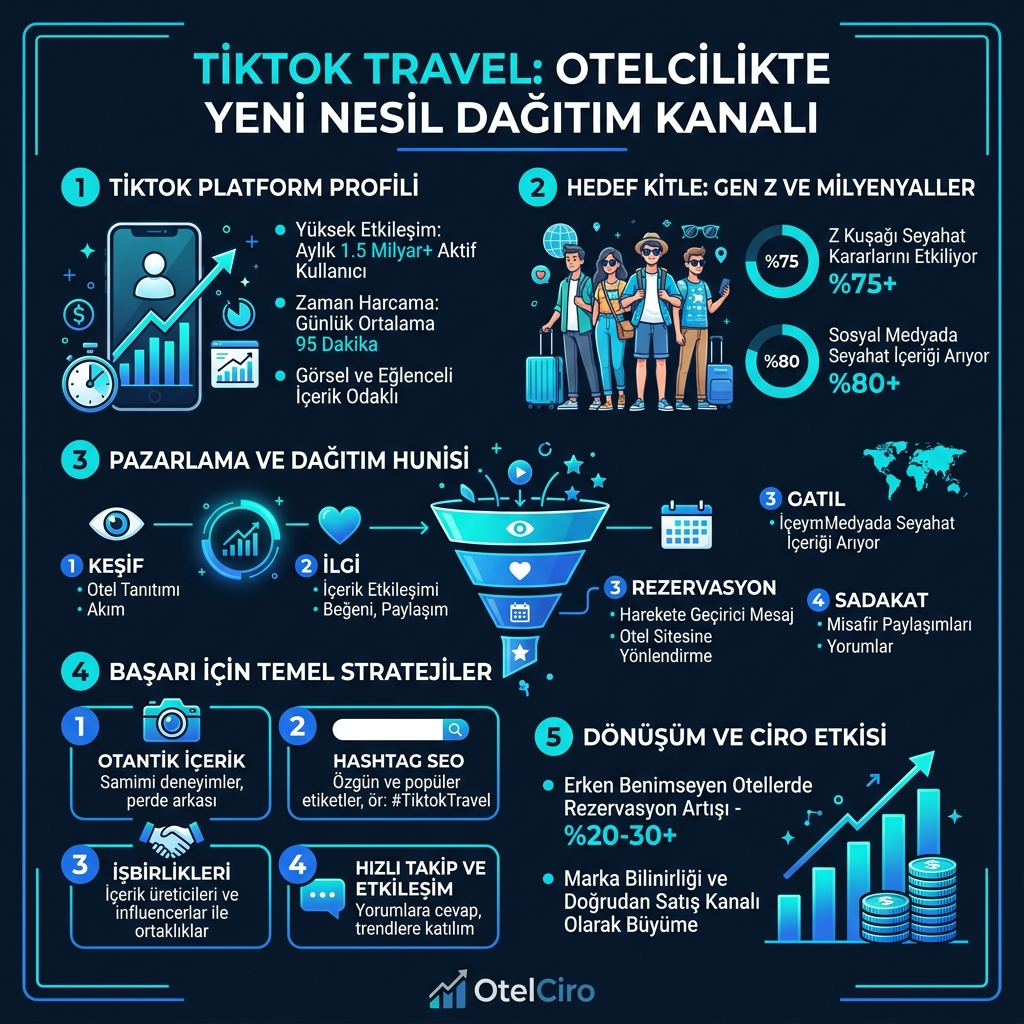 TikTok Travel: Yeni Nesil Otel Dağıtım Kanalı