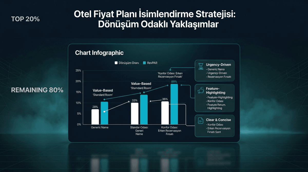 Rate Plan İsimlendirme Stratejisi: Dönüşümü Artıran İsimler