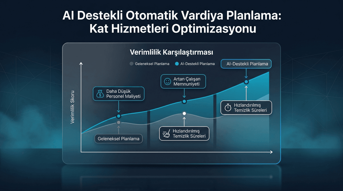AI Destekli Kat Hizmeti Çizelgeleme: Otomatik Vardiya Planlaması