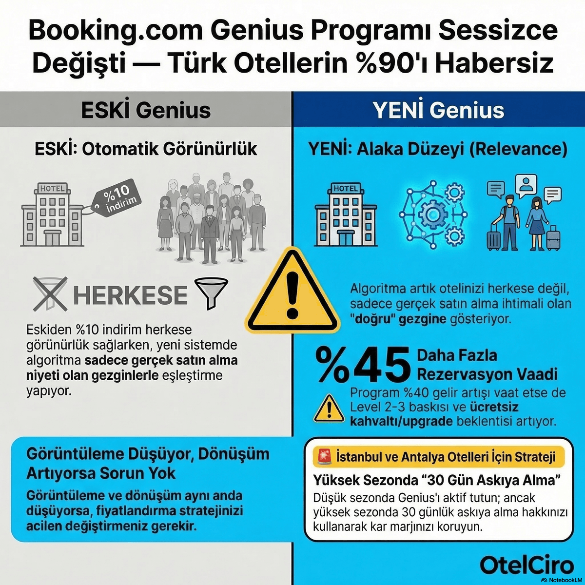 Booking.com Genius 2026: Katıl, Çık veya Optimize Et