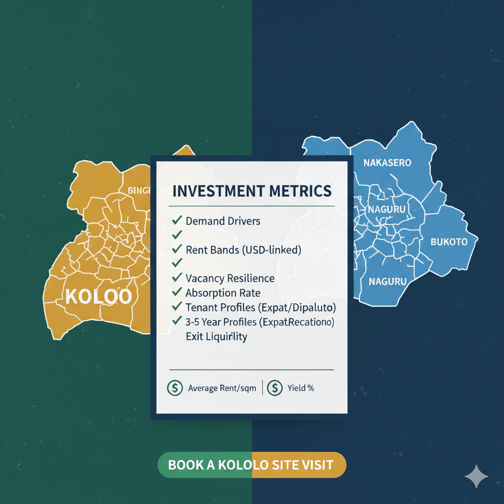 Kololo vs Nakasero, Naguru, Bukoto | Kampala ROI Guide
