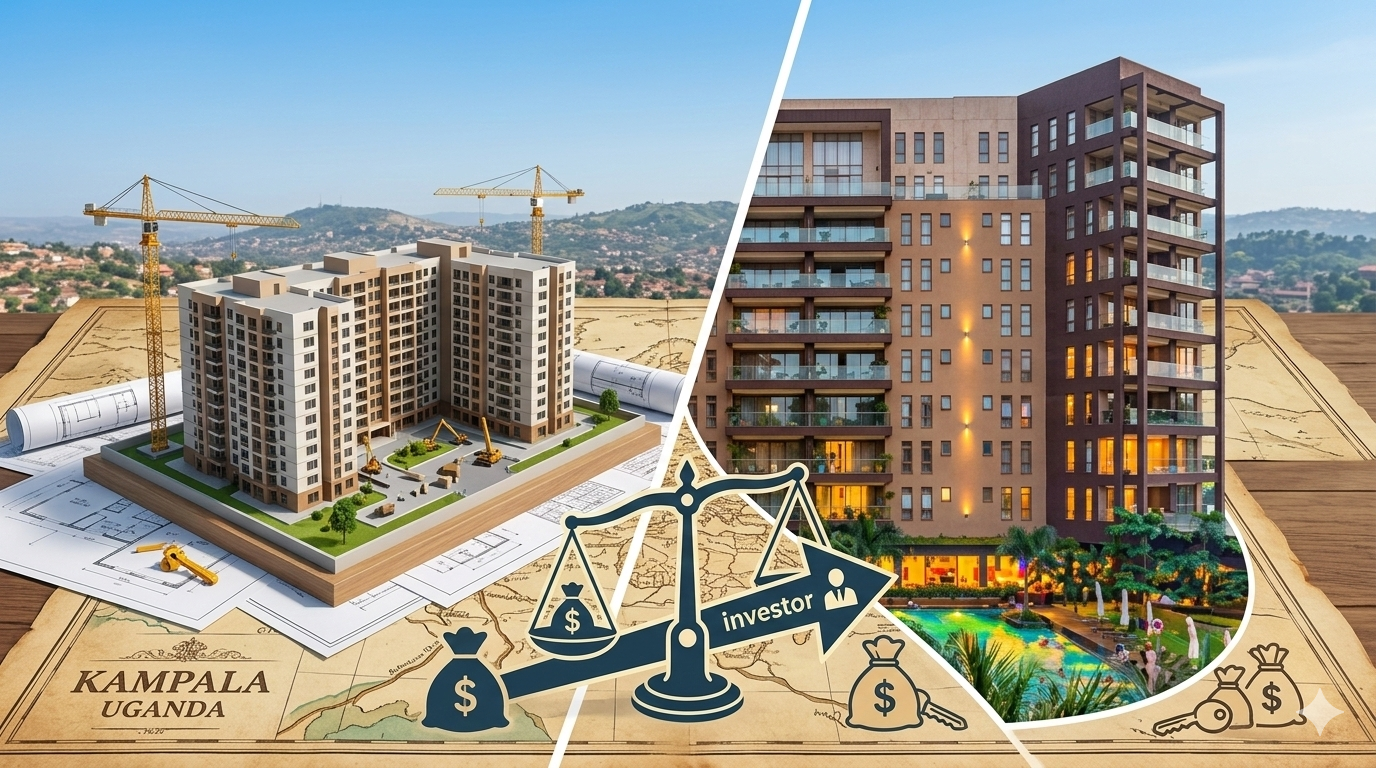 Off-Plan vs Ready Apartments in Kampala: Which Is Better for Investors?
