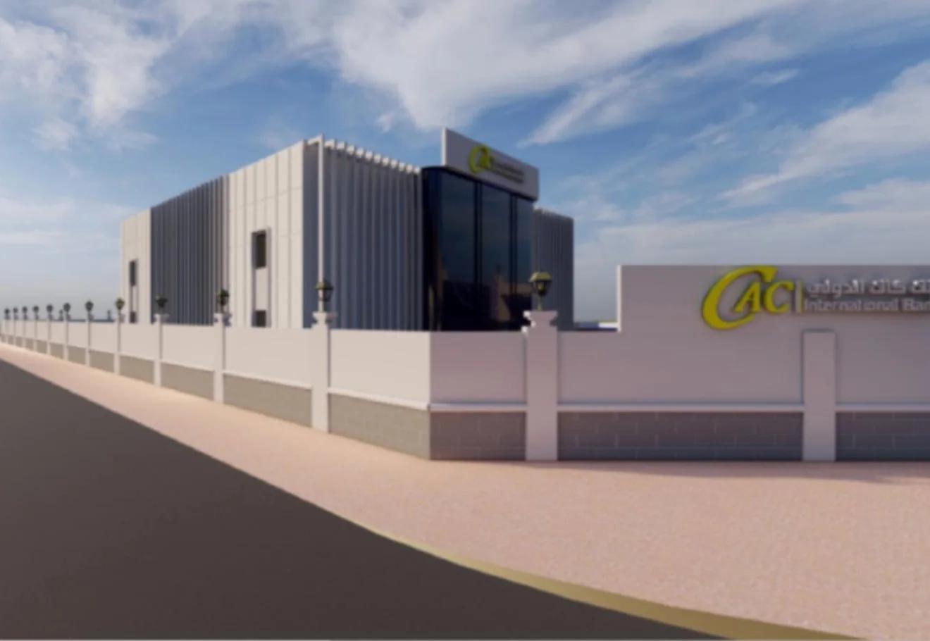 Street corner view of the CAC Bank VIP branch