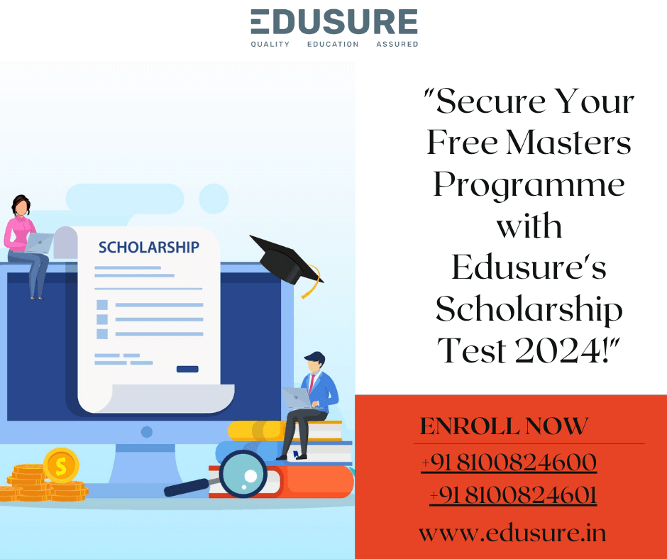 FREE Masters Programme with Edusure's Scholarship Test