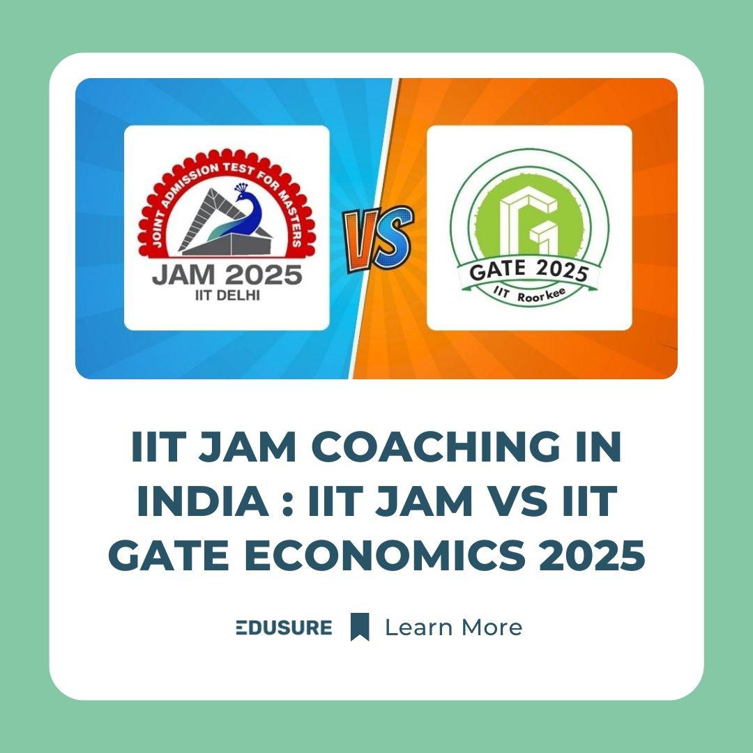 IIT JAM vs IIT GATE Economics