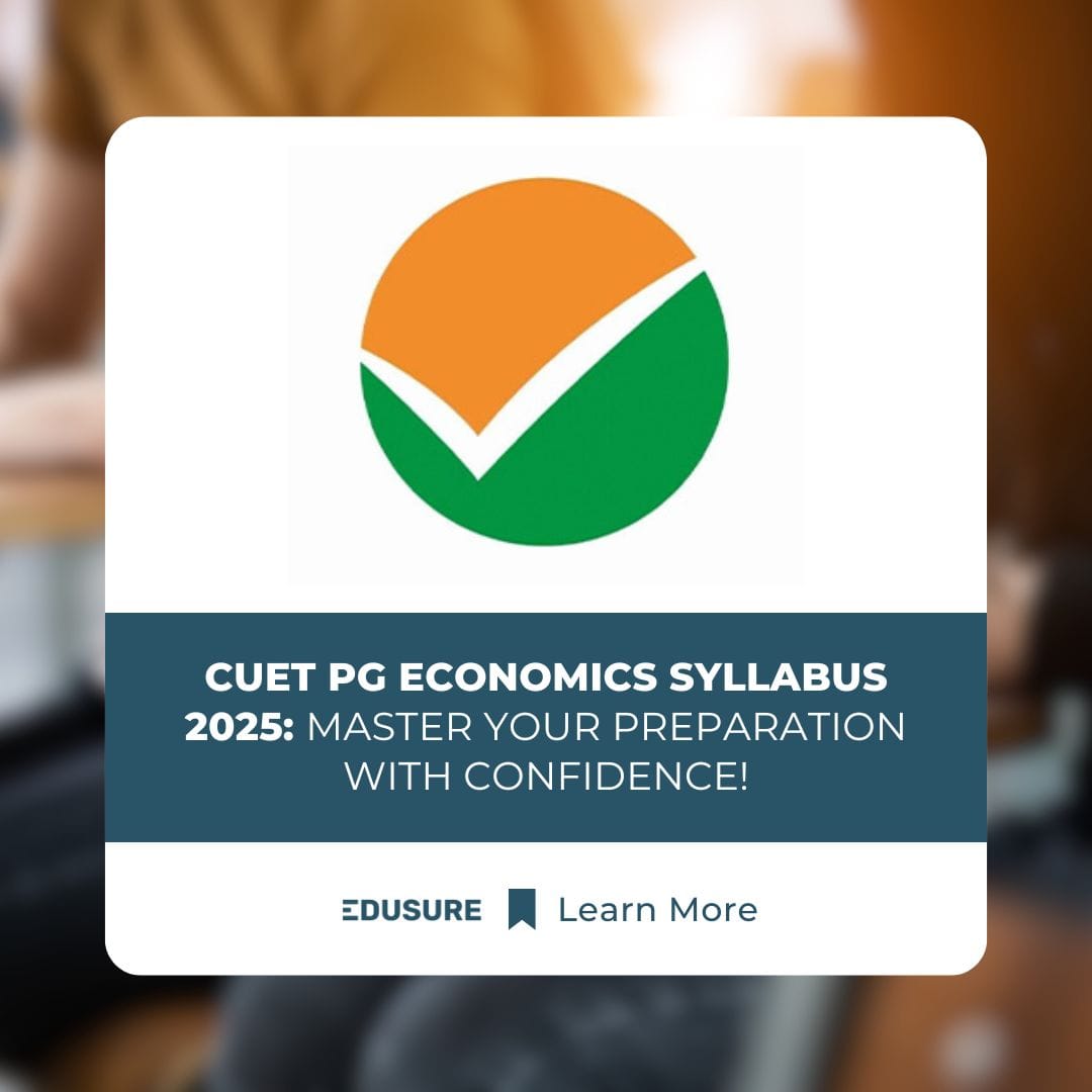CUET PG Economics Syllabus: Master Your Preparation with Confidence