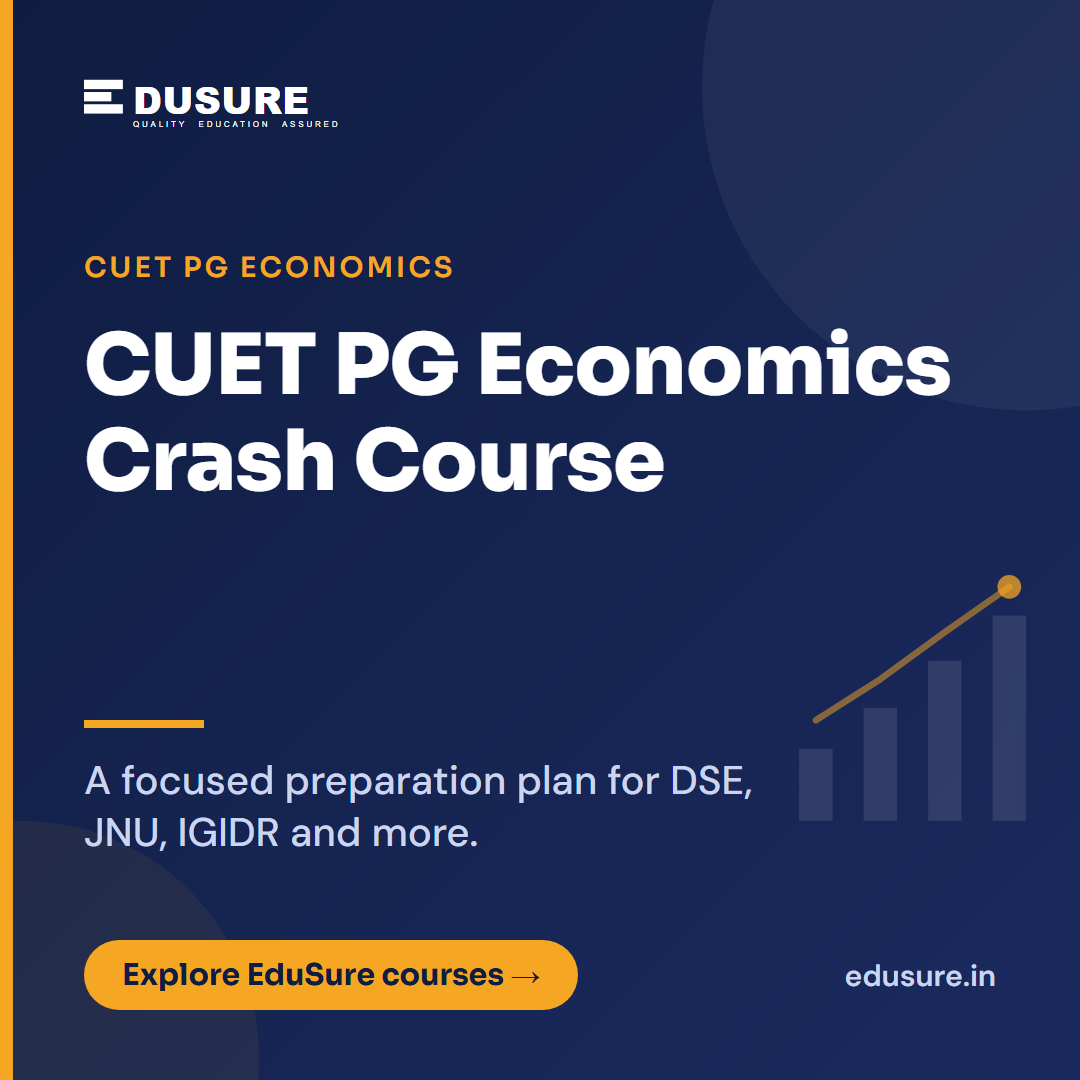CUET PG Economics Crash Course by EduSure