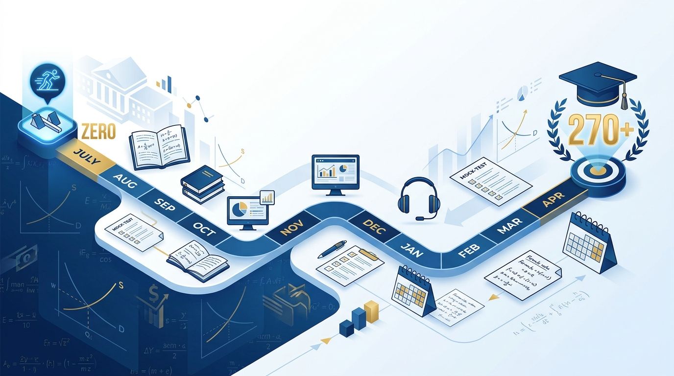 CUET PG Economics 2027: The 8-Month Roadmap from Zero to 270+ (Complete Beginner's Guide)