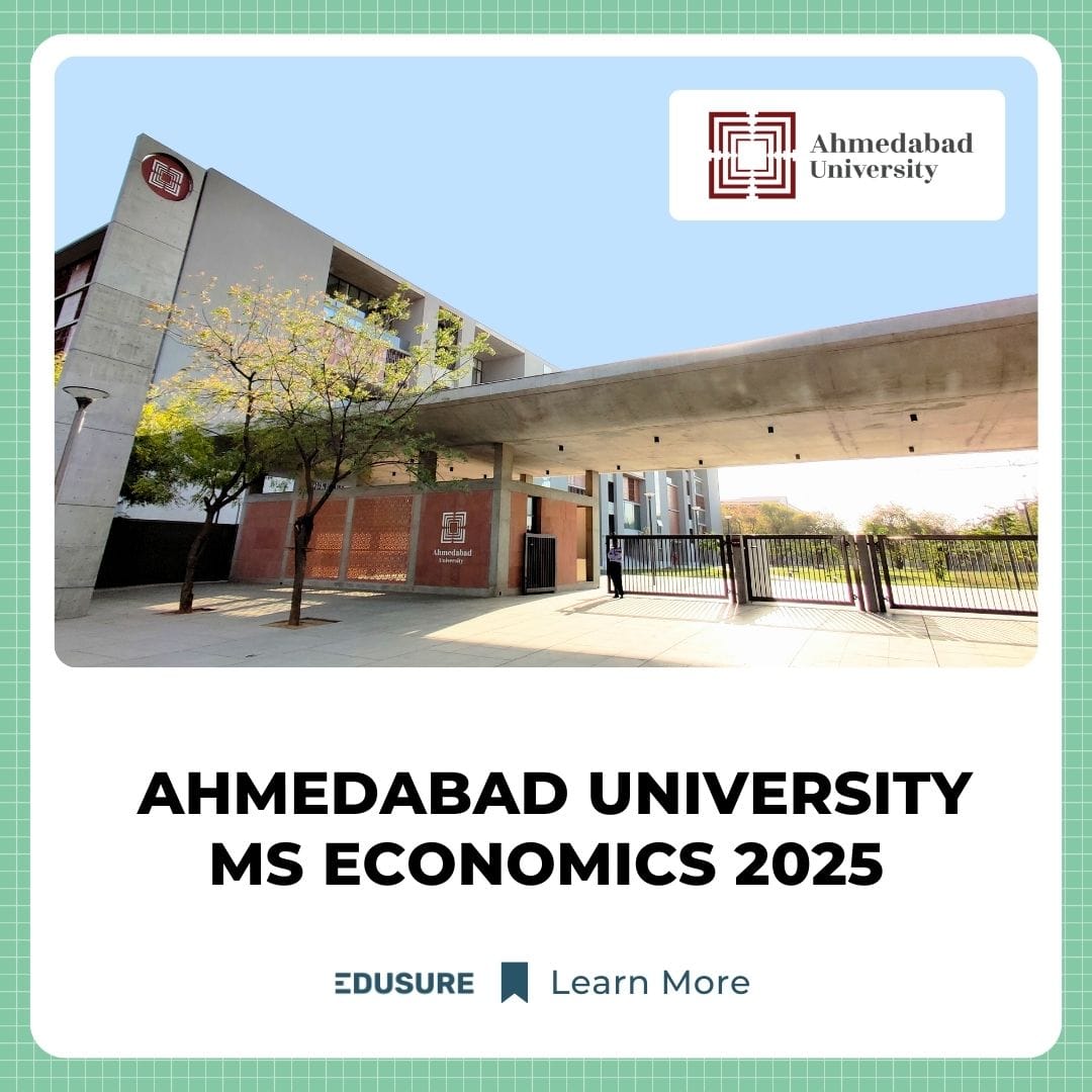 MS Economics at Ahmedabad University Admission – A Complete Guide