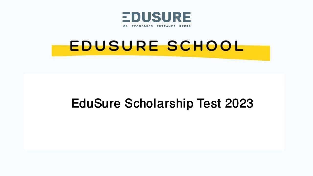 EduSure Scholarship Test
