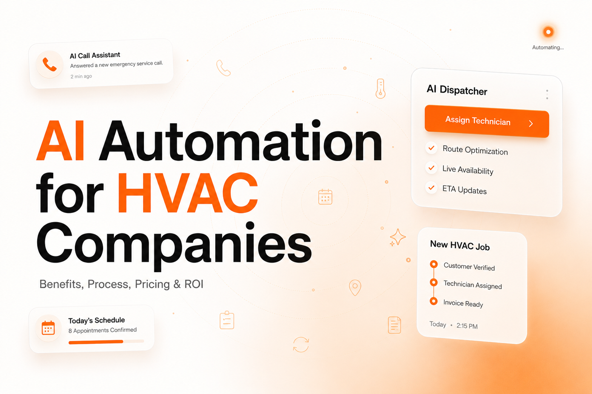 AI Automation for HVAC Companies: Benefits, Process, Pricing & ROI