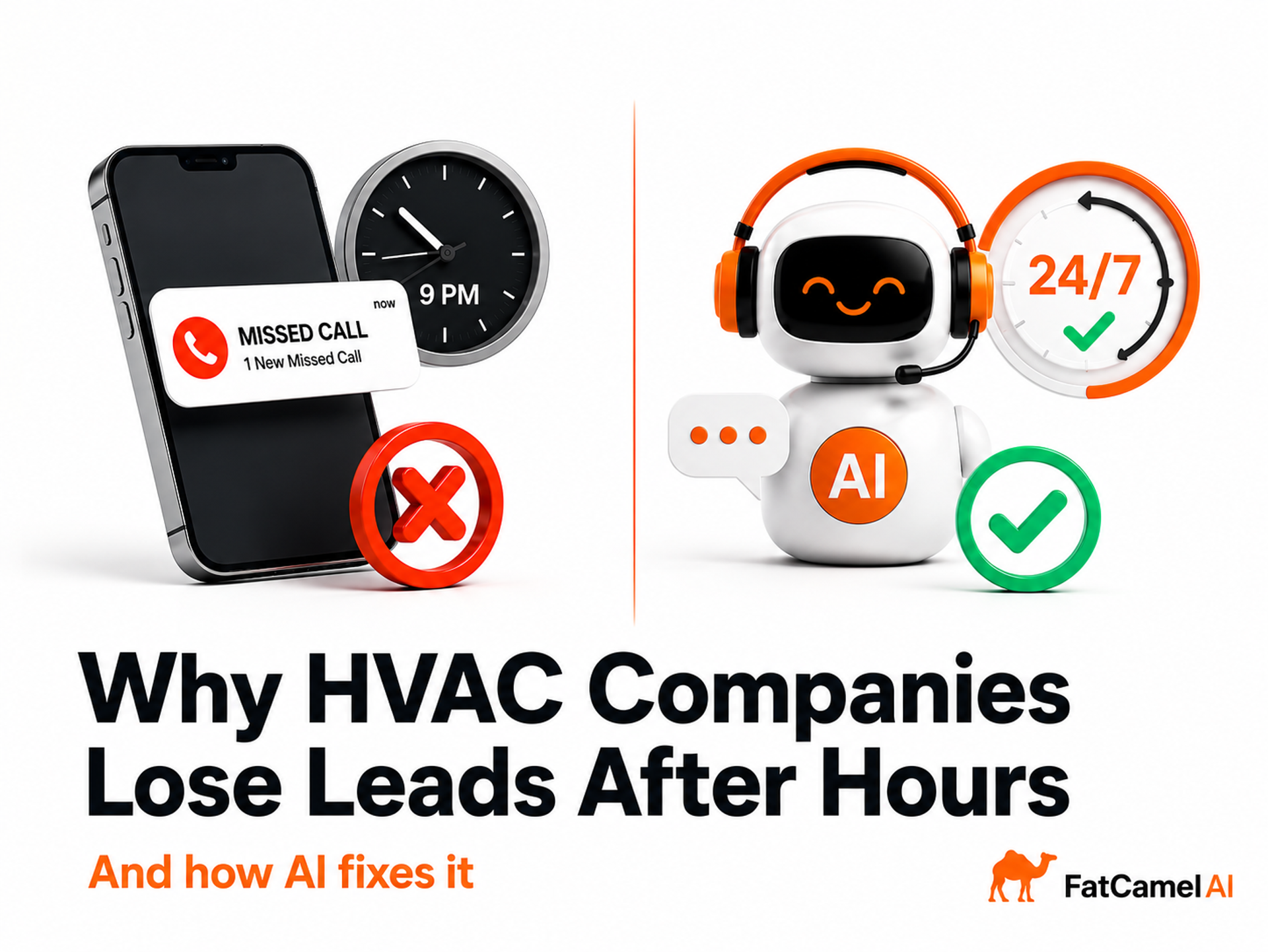 Why HVAC Companies Lose Leads After Hours (And How to Fix It With an AI Answering Service)