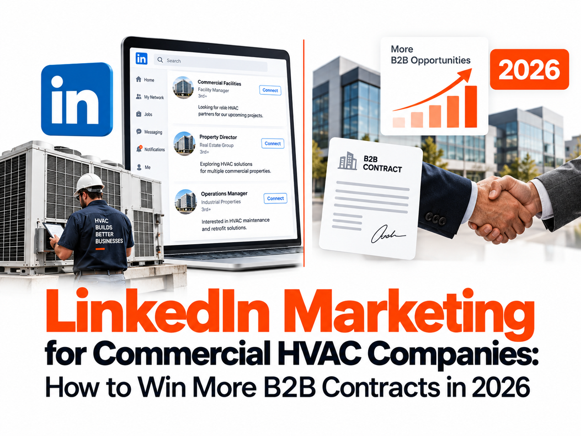 LinkedIn Marketing for Commercial HVAC Companies: How to Win More B2B Contracts in 2026