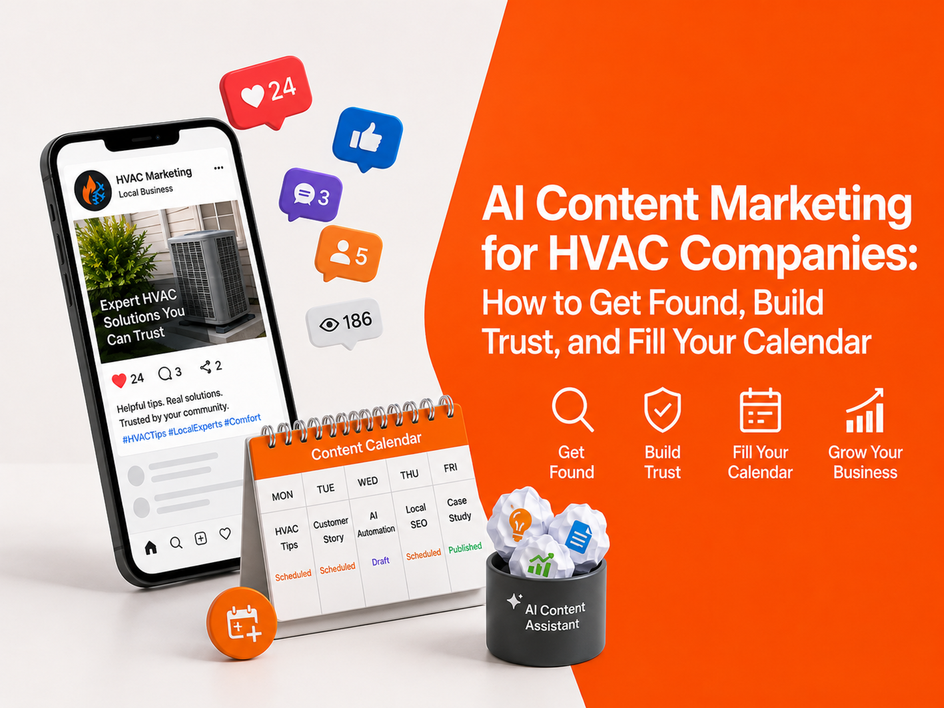 AI Content Marketing for HVAC Companies: How to Get Found, Build Trust, and Fill Your Calendar
