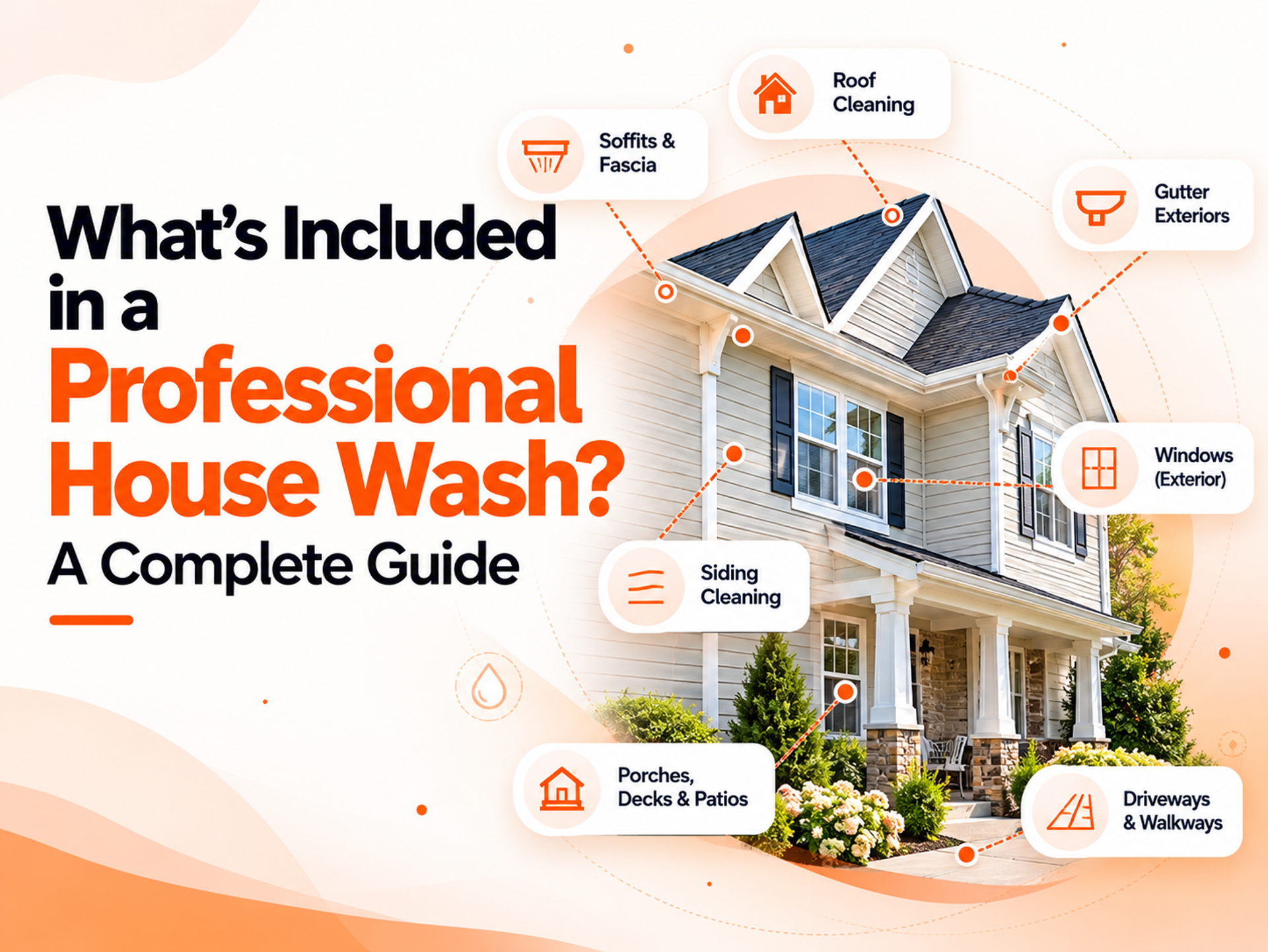 What’s Included in a Professional House Wash? A Complete Guide