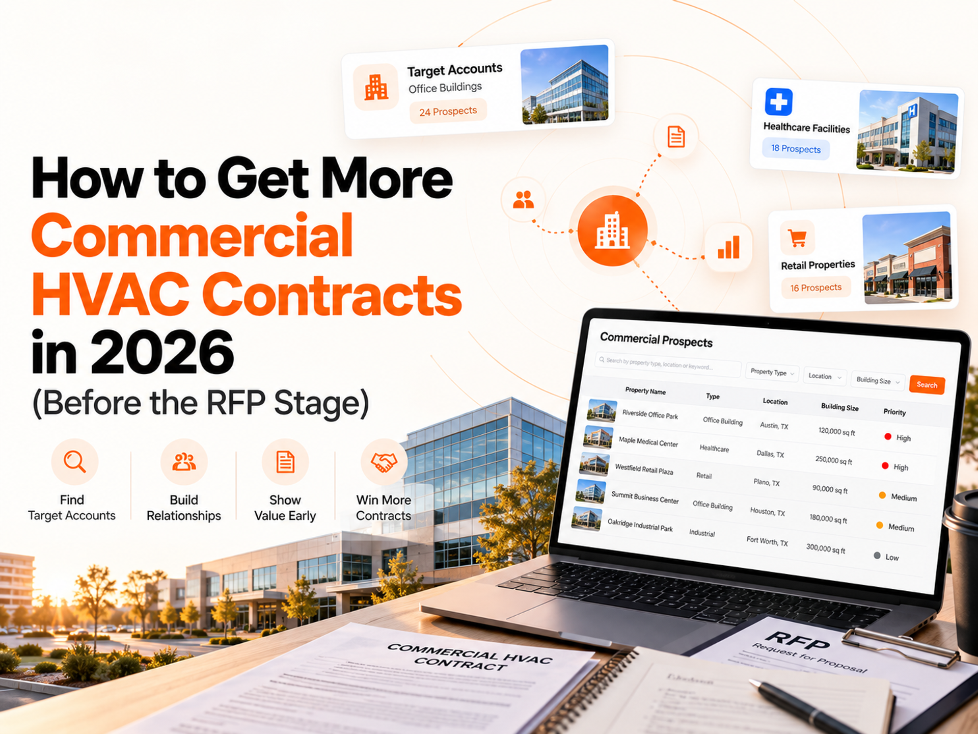 How to Get More Commercial HVAC Contracts in 2026 (Before the RFP Stage)