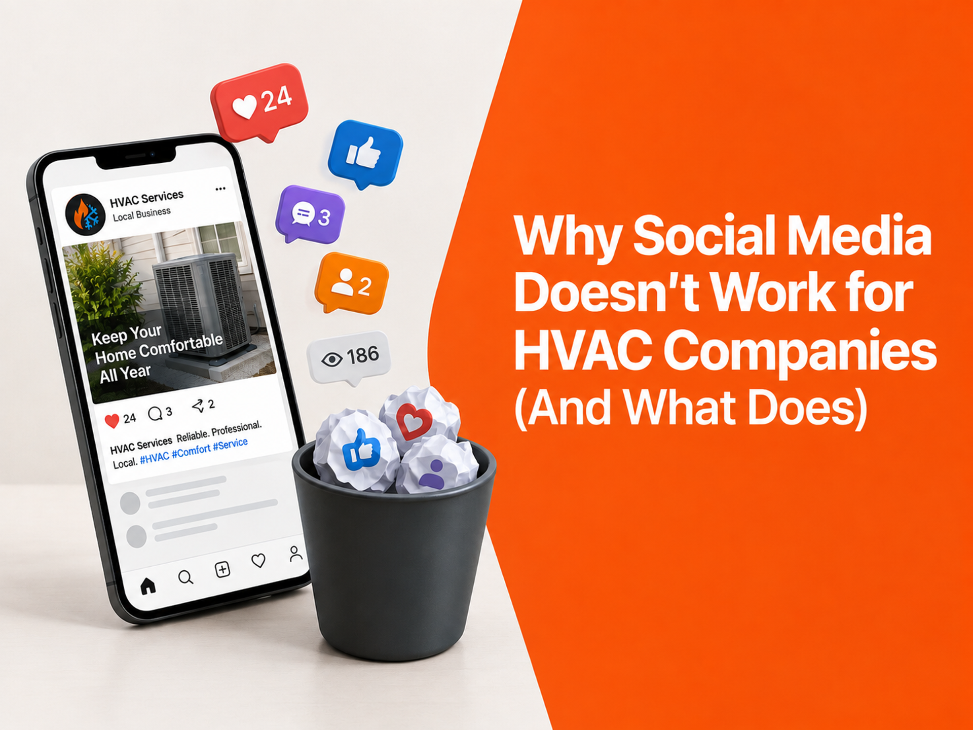 Why Social Media Doesn't Work for HVAC Companies (And What Does)