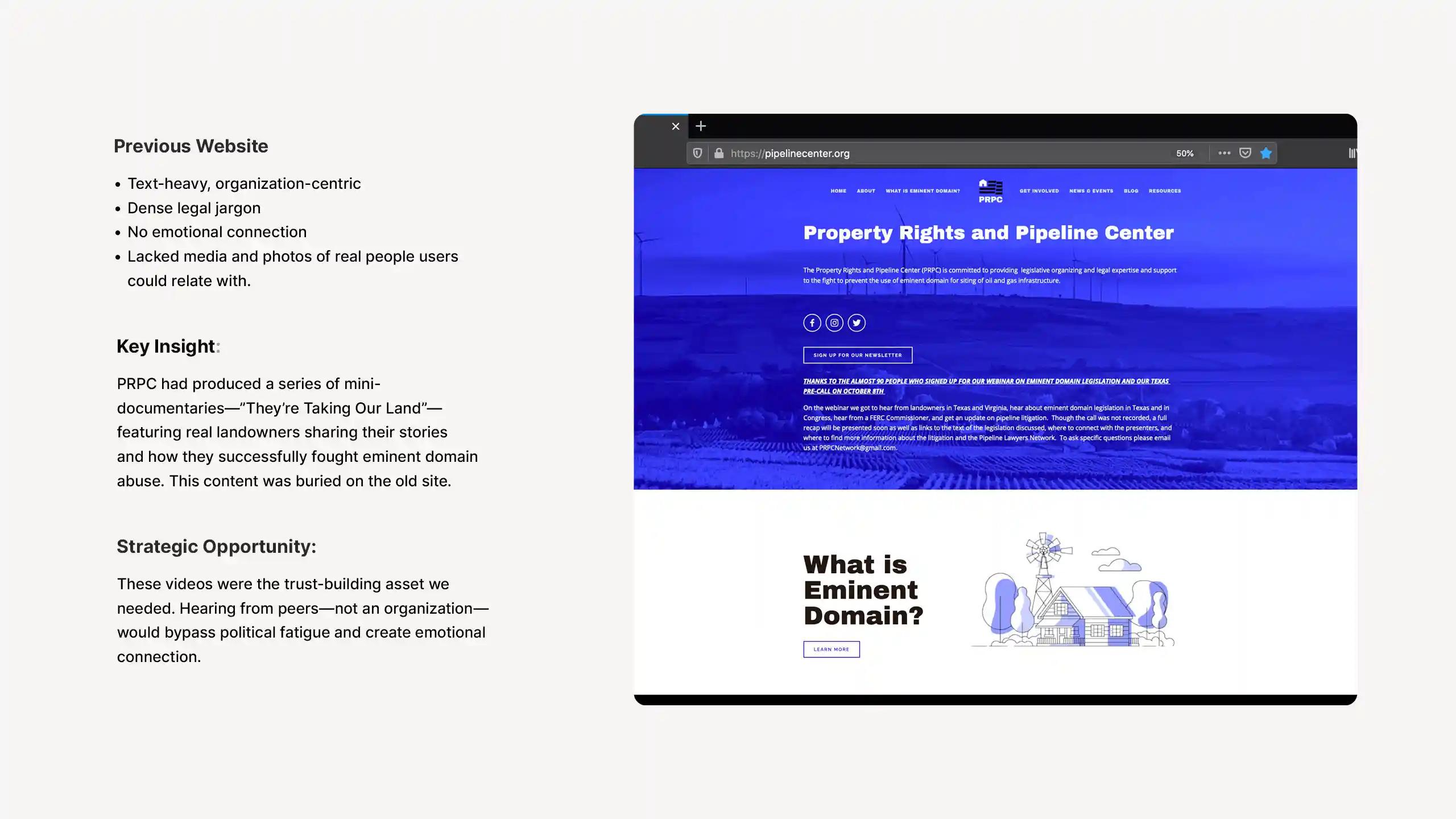 Property Rights and Pipeline Center