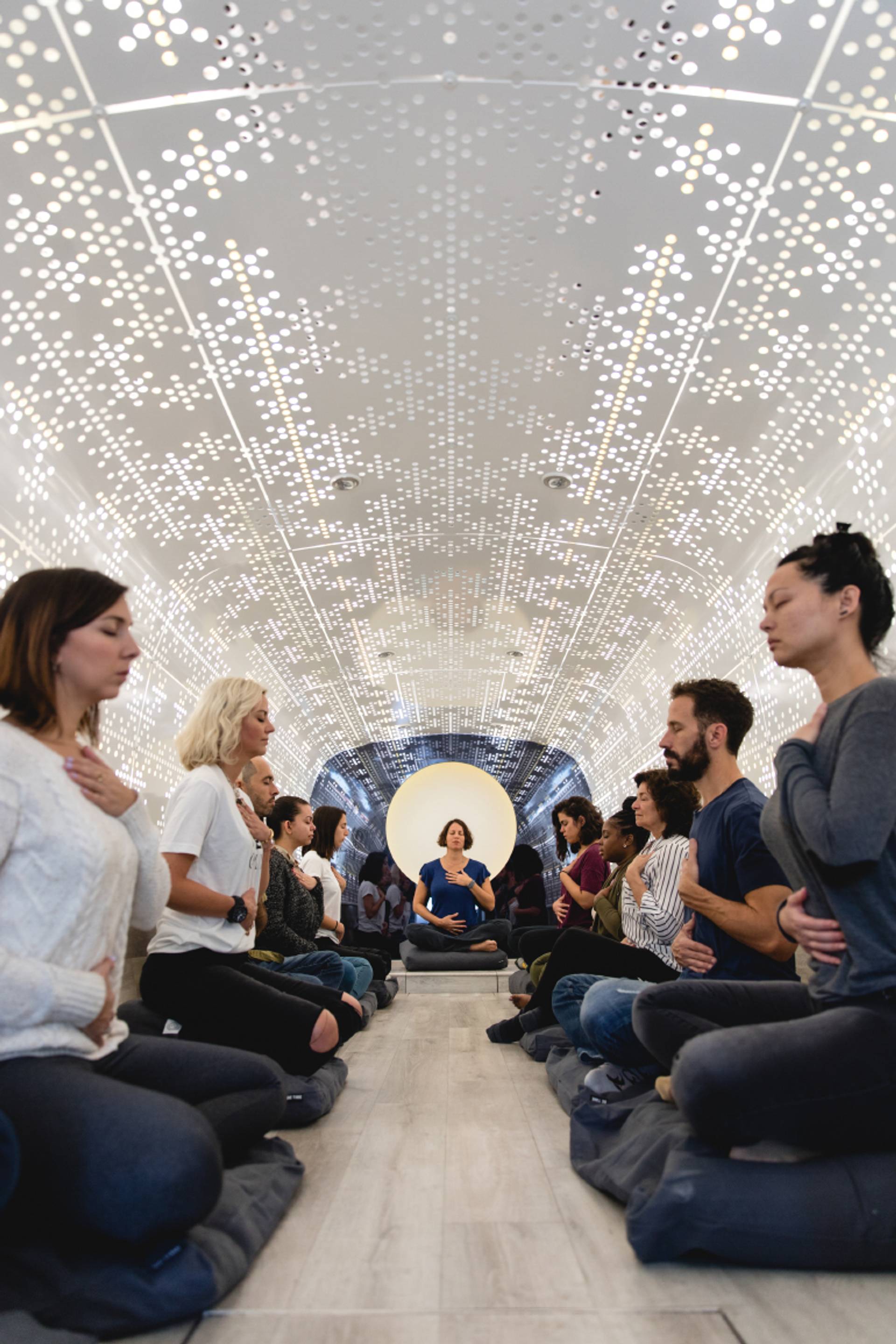 Be Time meditation bus offers convenient mindfulness