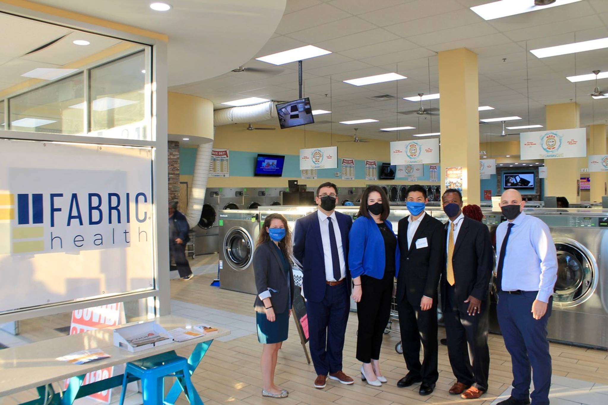 Busy Americans combine health checks with laundry