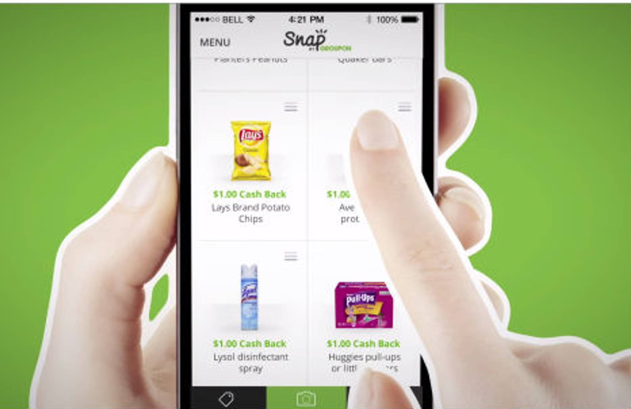 Groupon's app Snap pays you to shop
