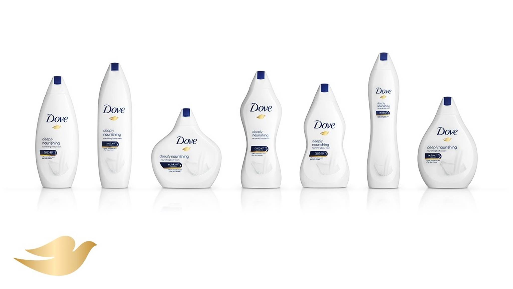 Dove is celebrating body diversity through its bottles