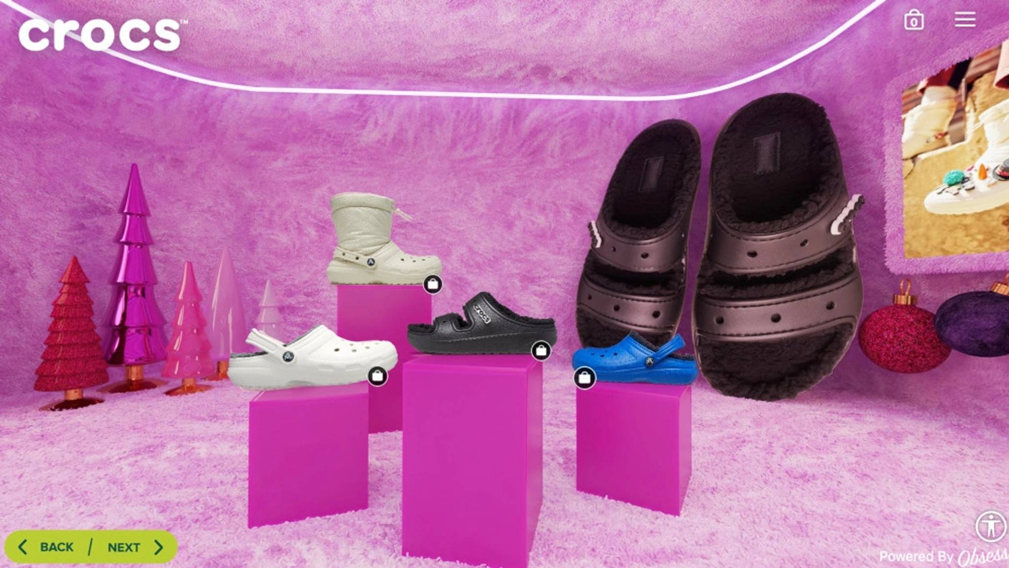 Crocs virtual holiday shop caters to bored online buyers