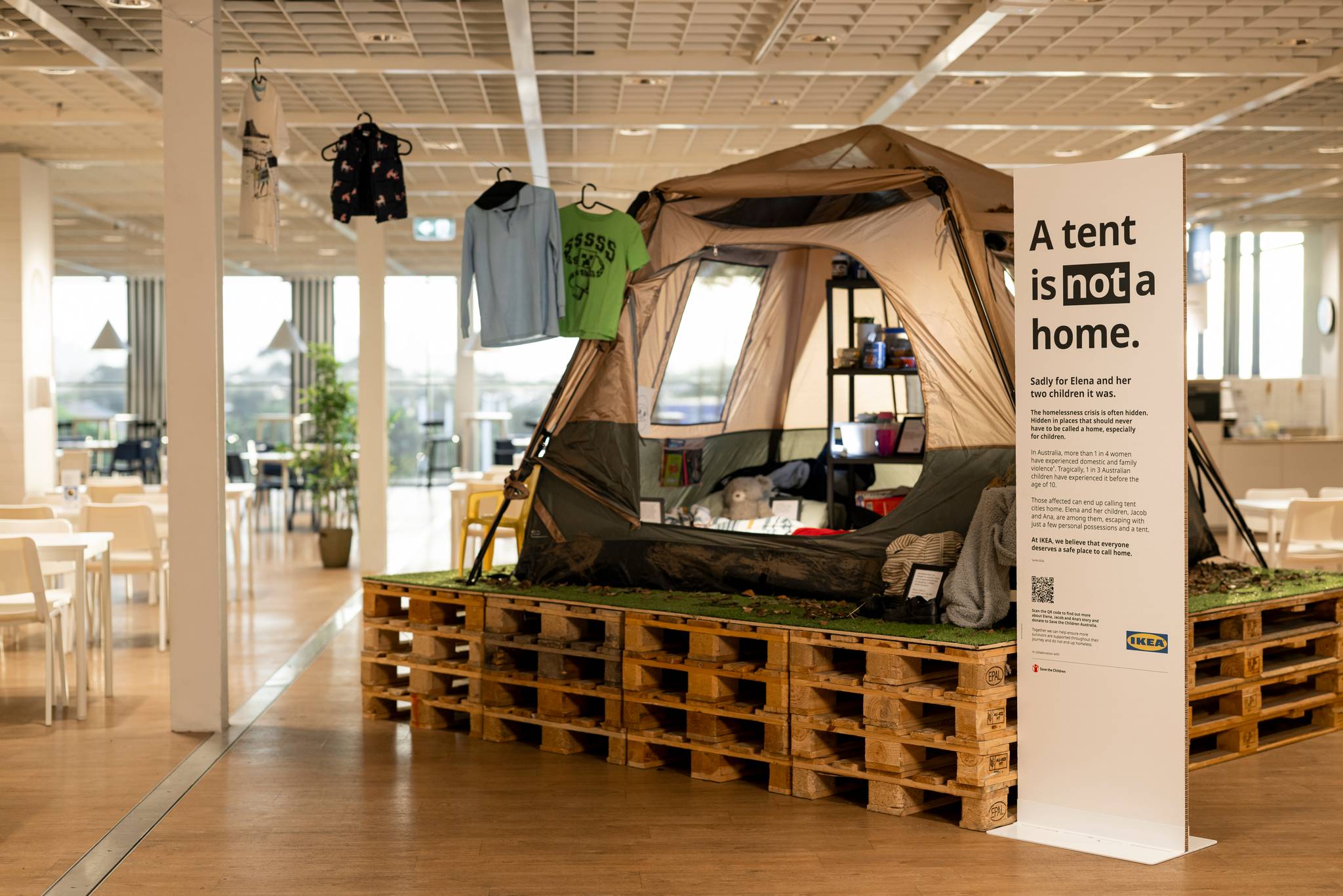 IKEA prompts Aussie shoppers to rethink homelessness