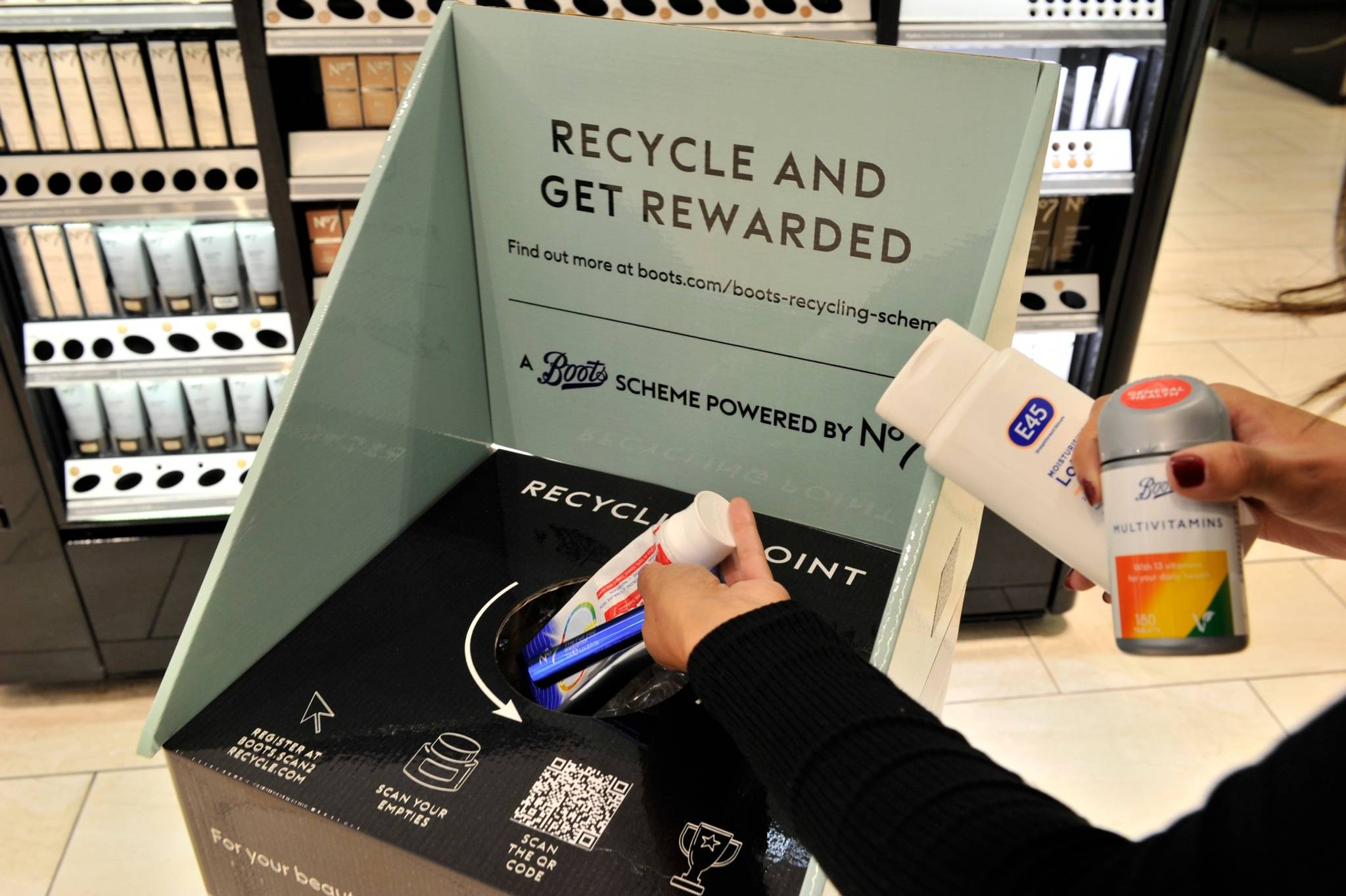 Boots rewards recyclers with loyalty scheme points