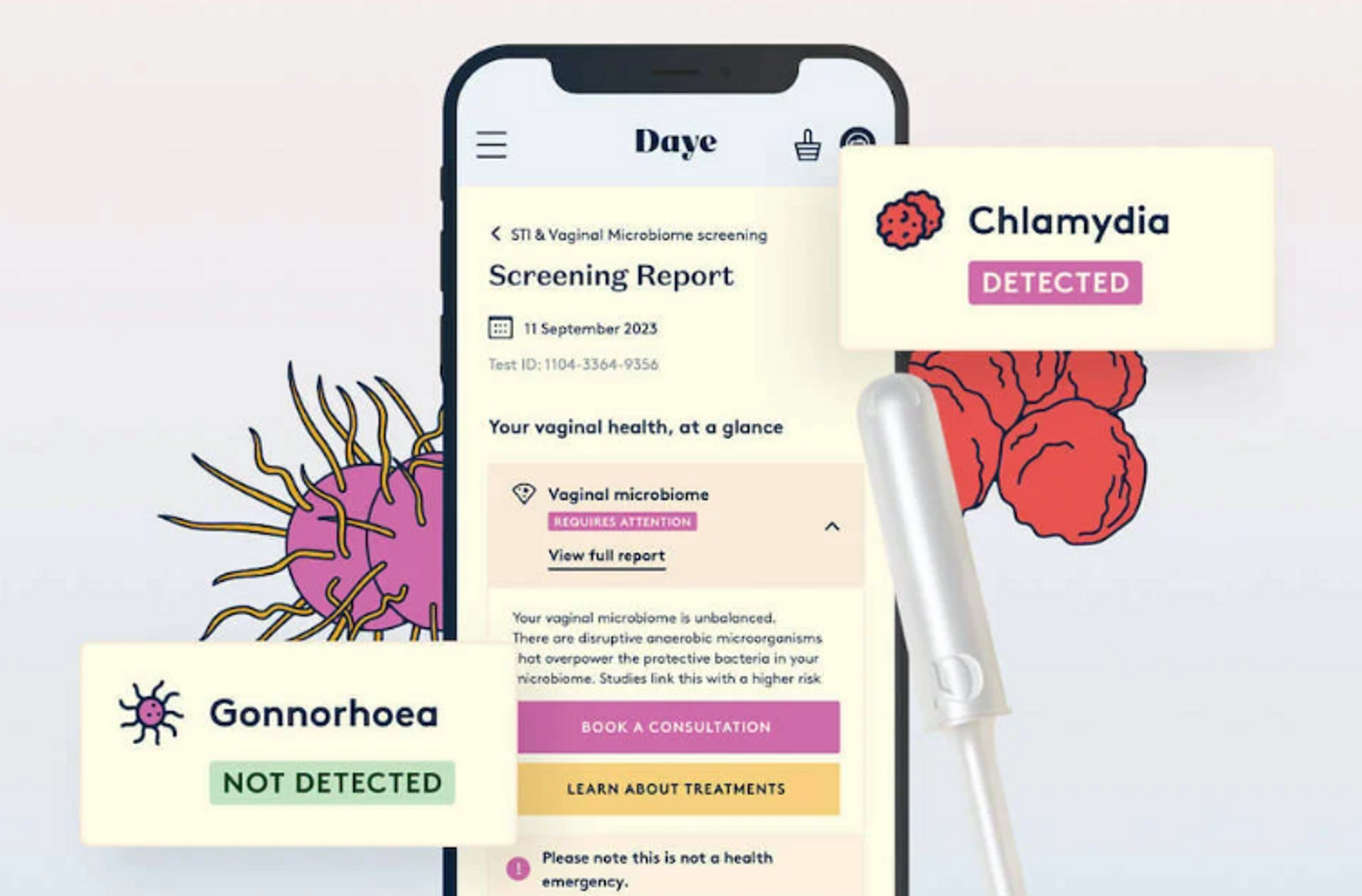 Daye offers approachable at-home STI test kit