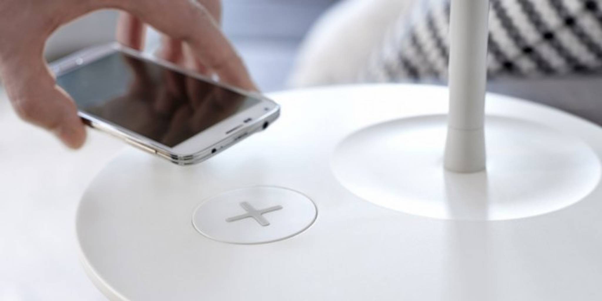 Charge your phone on IKEA furniture
