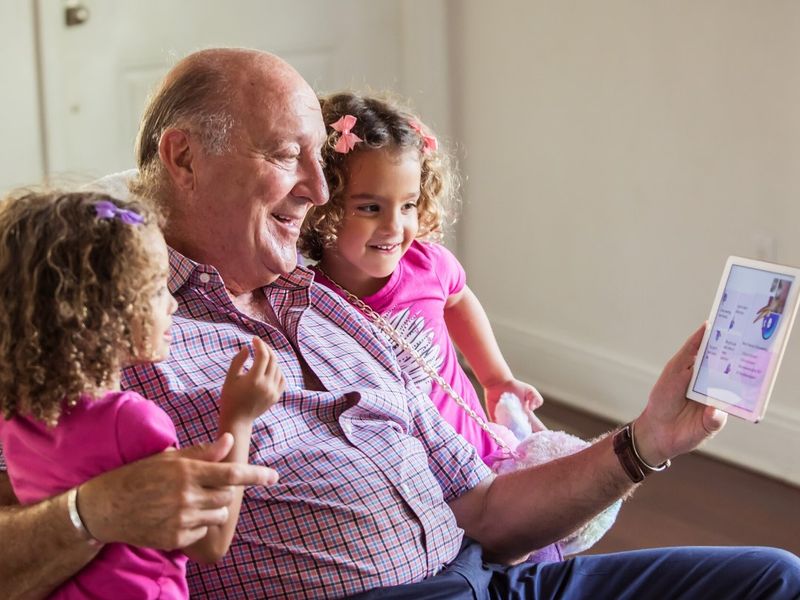 Caribu engaging video calls for intergenerational play Canvas8