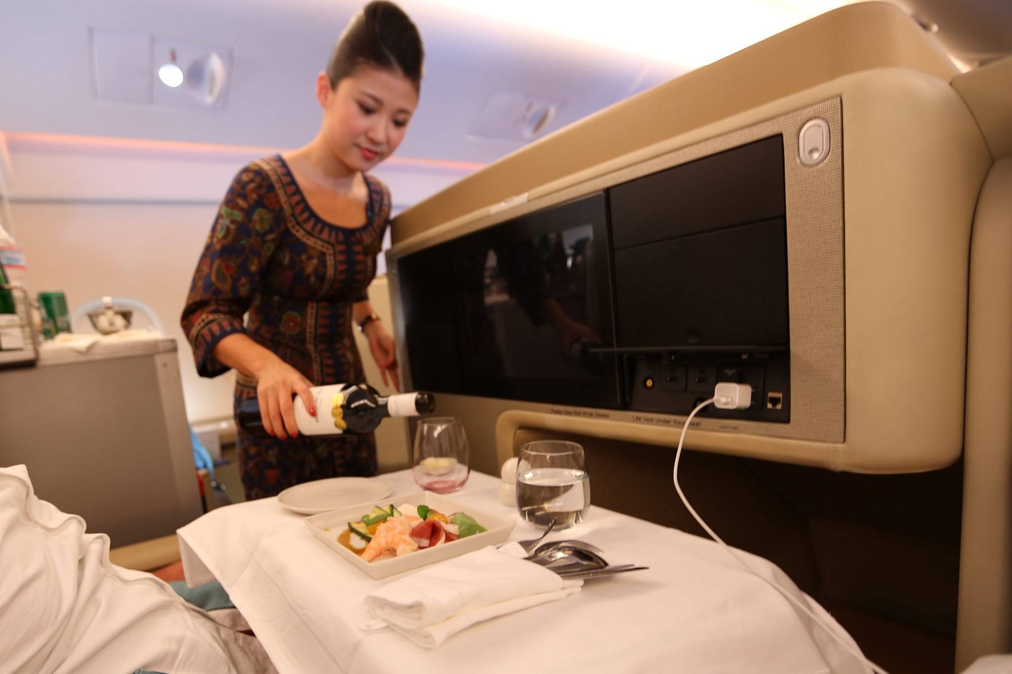 Airlines are upgrading food in economy class