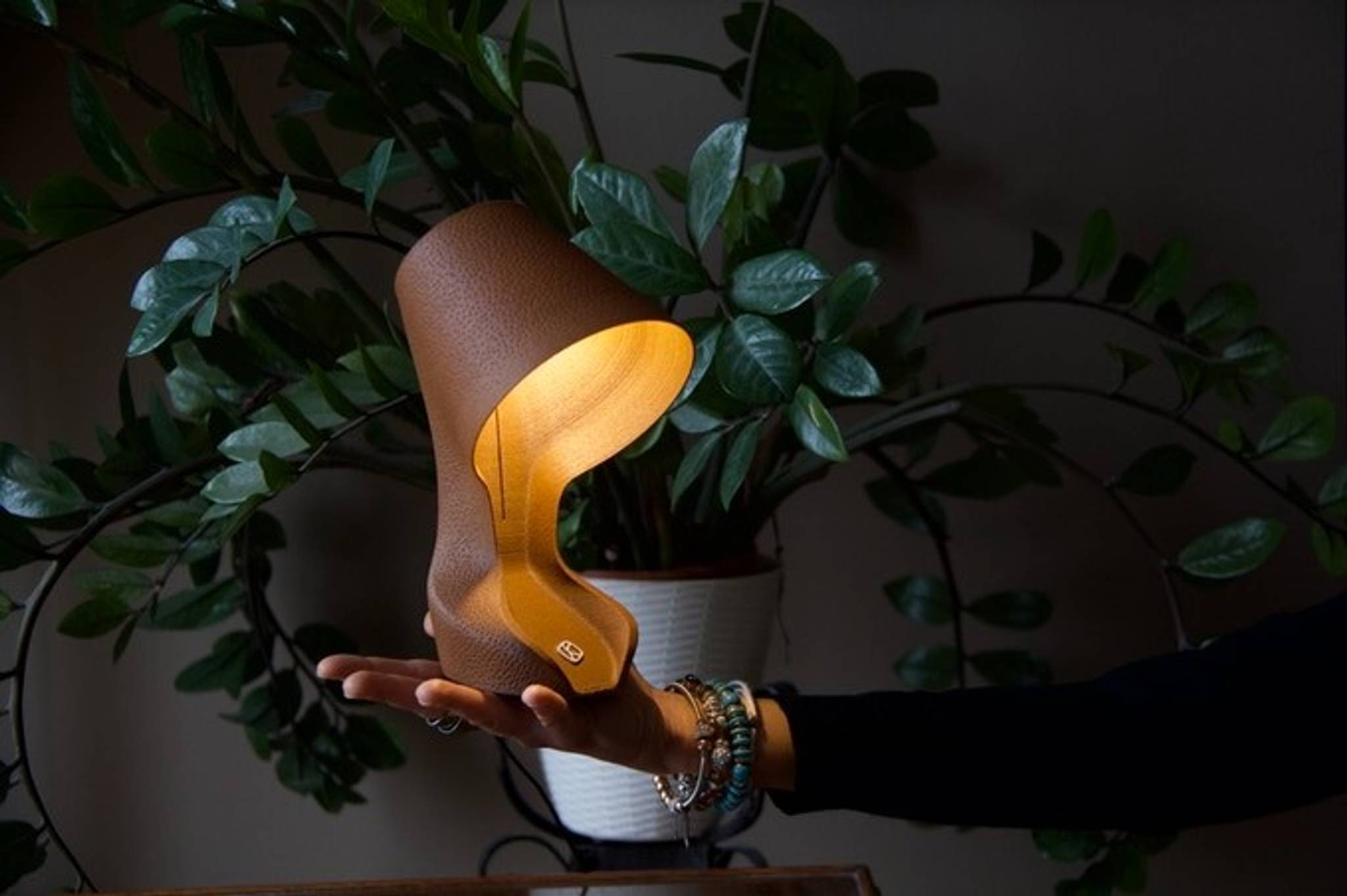 3D-printed orange peel lamp takes on circular economy